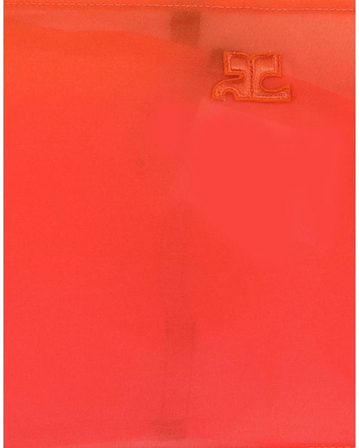 Courreges Red Top Polyester, Elastane