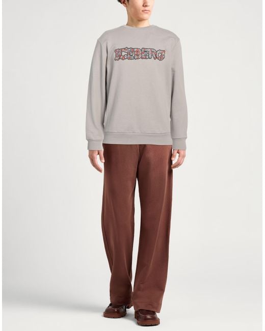 Sudadera Iceberg de hombre de color Gray