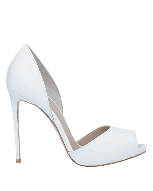 wholesale outlet online Le Silla Leather Pumps in White Womenswear  -genius-bs.com
