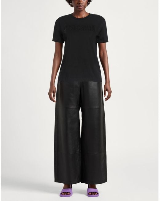 Just Cavalli Black T-Shirt Cotton