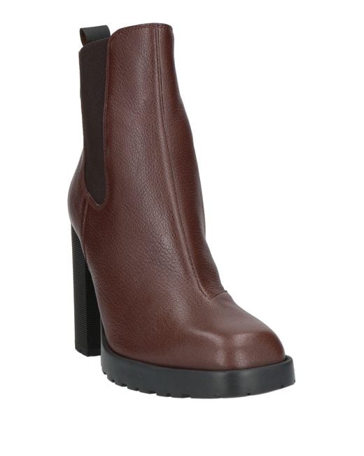 Hogan Brown Ankle Boots