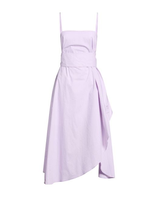 ARMANI EXCHANGE Purple Midi Dresses