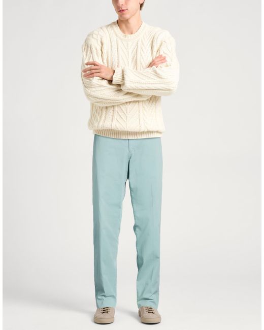 Fedeli Blue Pants for men