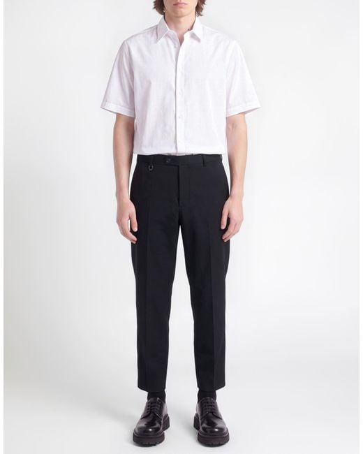 BE ABLE Black Pants Polyester, Virgin Wool, Elastane for men