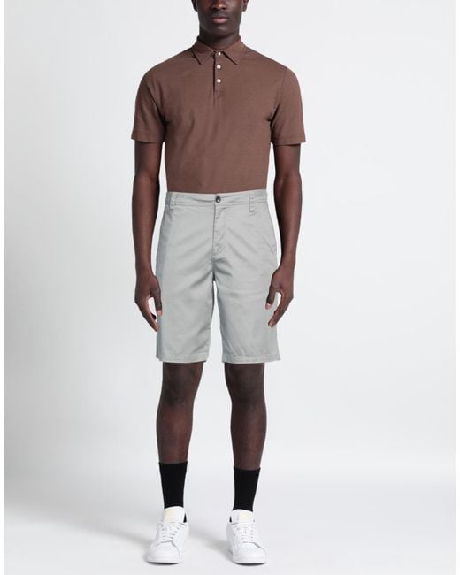 ARMANI EXCHANGE Gray Shorts & Bermuda Shorts for men