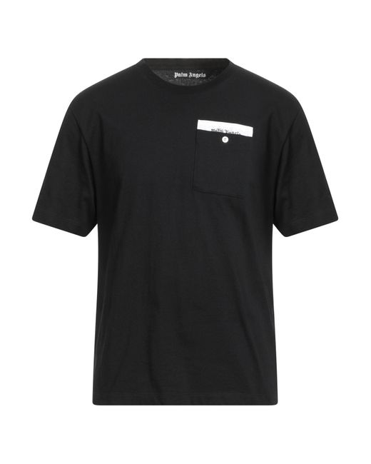T-shirt di Palm Angels in Black da Uomo
