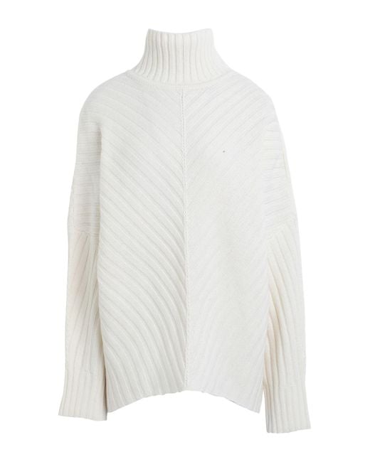 Barbour White Turtleneck
