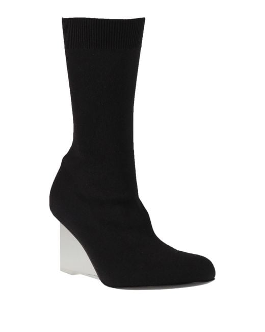 McQueen Black Ankle Boots