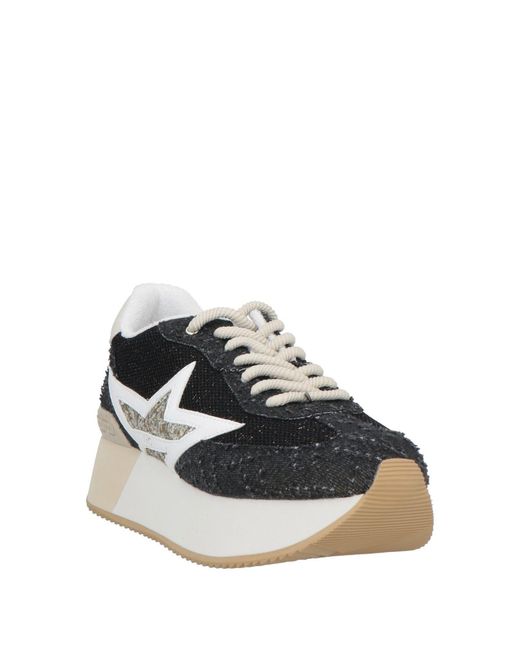 Liu Jo Black Sneakers Textile Fibers