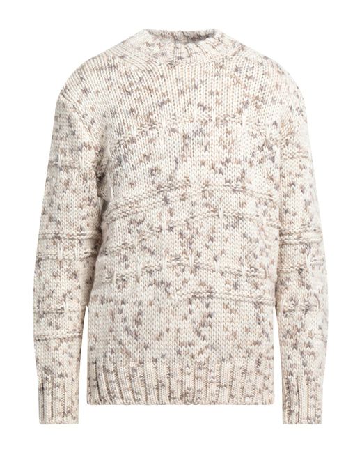Grey Daniele Alessandrini White Sweater for men