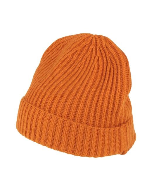 Boglioli Orange Hat Cashmere for men