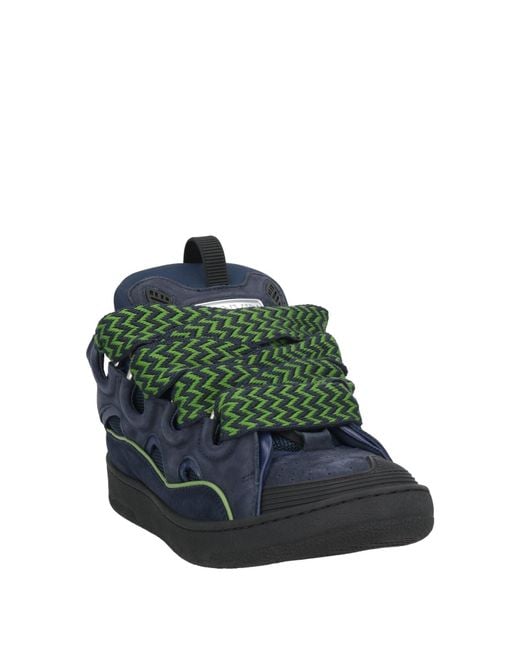 Lanvin Green Sneakers Calfskin for men