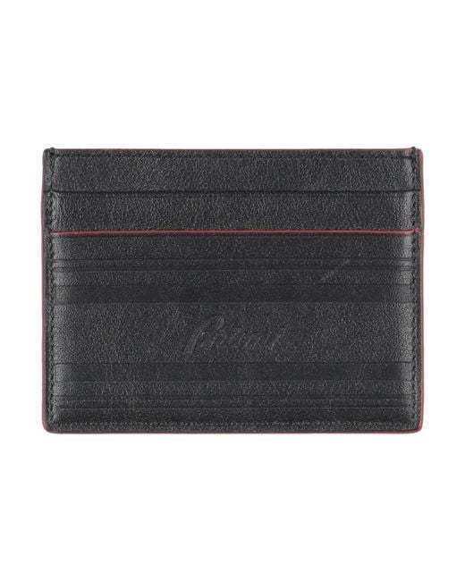 Brioni Black Cardholder for men