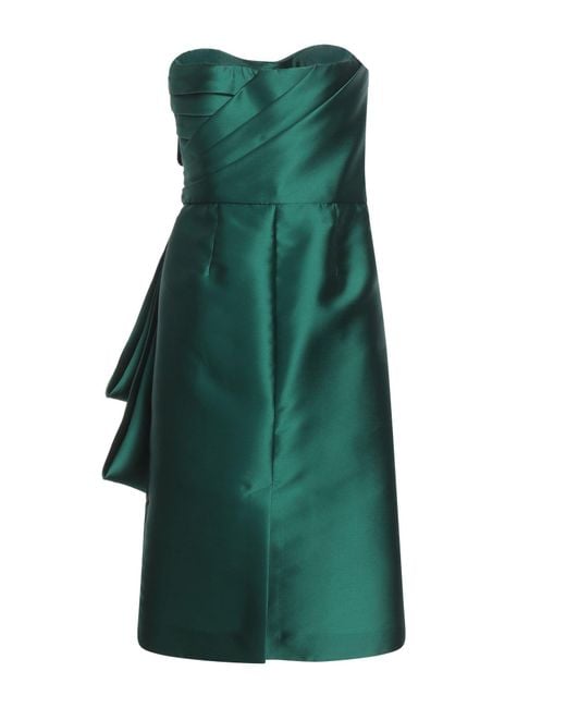 Alberta Ferretti Green Midi Dress
