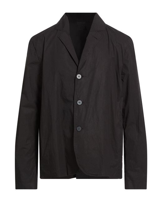 Thom Krom Black Blazer Cotton, Elastane for men