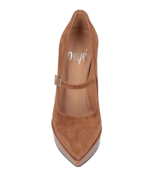 Ovyè Brown Pumps Leather