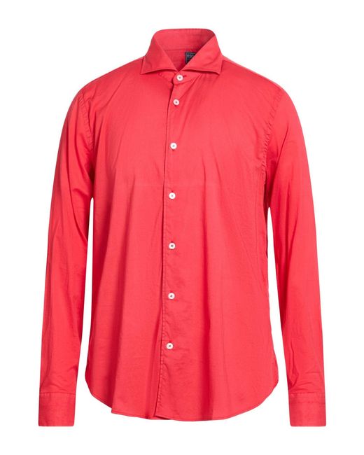 Fedeli Red Shirts for men