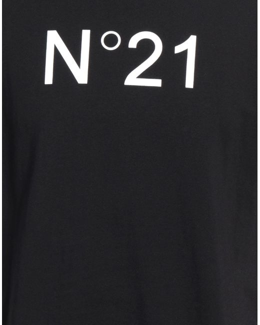 N°21 Black T-shirt for men
