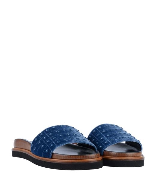 Tod's Blue Sandals