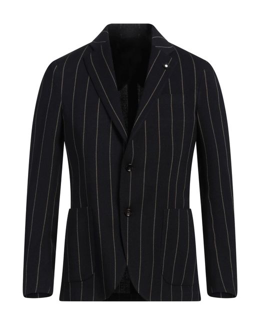 Lardini Black Blazer for men