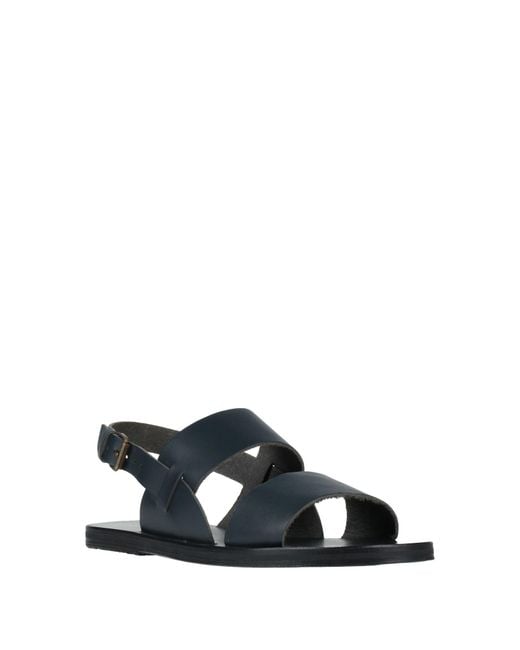 Ancient Greek Sandals Blue Sandals for men