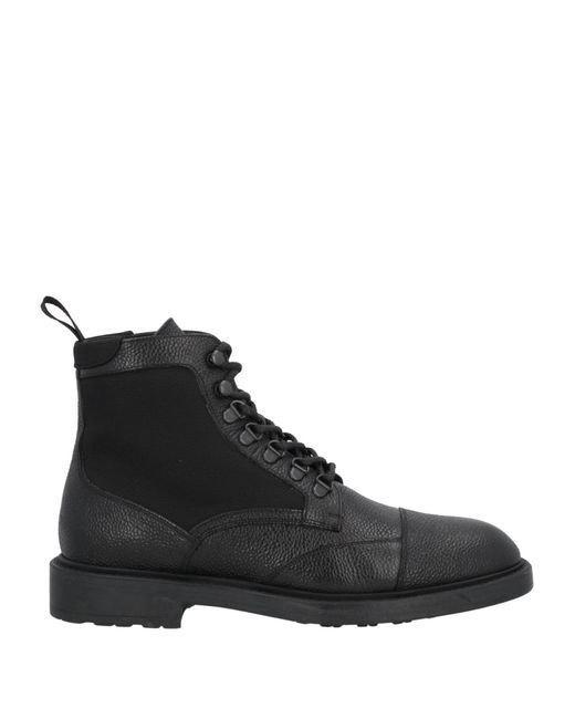 Canali Black Ankle Boots for men