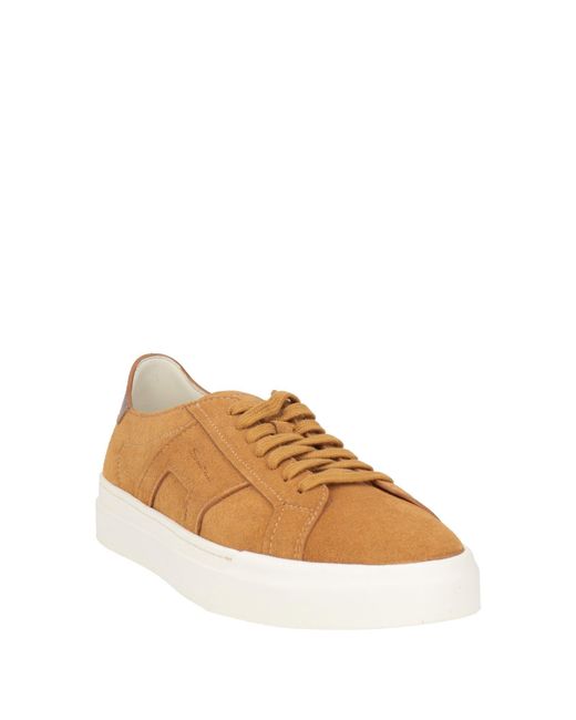Santoni Brown Trainers for men