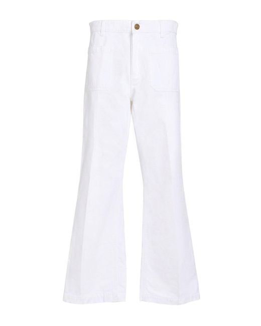 Seafarer White Pants Cotton