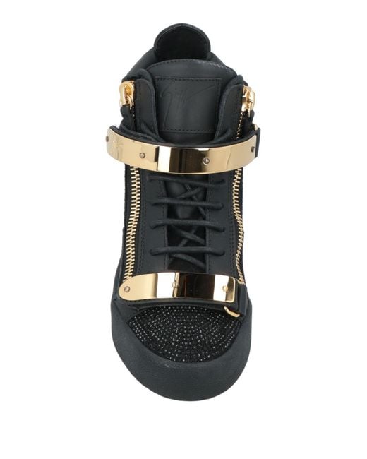 Giuseppe Zanotti Black Sneakers Leather