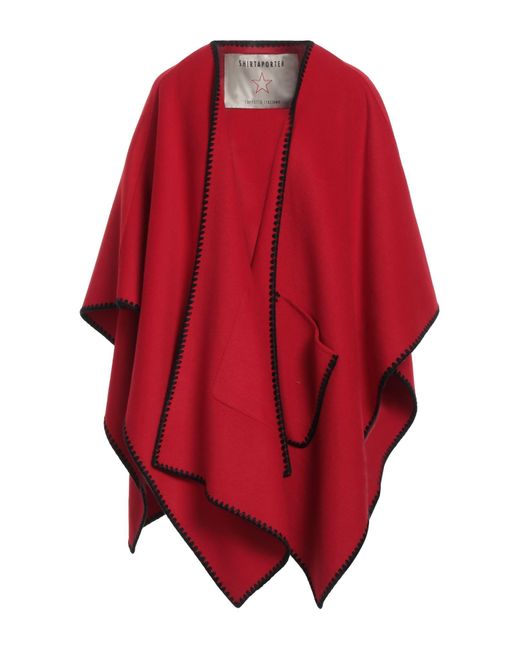 Shirtaporter Red Cape Wool, Polyester