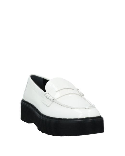 Tod's White Loafers
