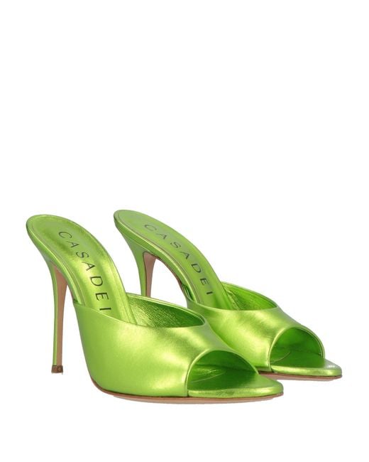 Casadei Green Sandals