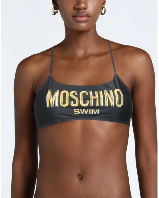 Moschino Black Bikini Top