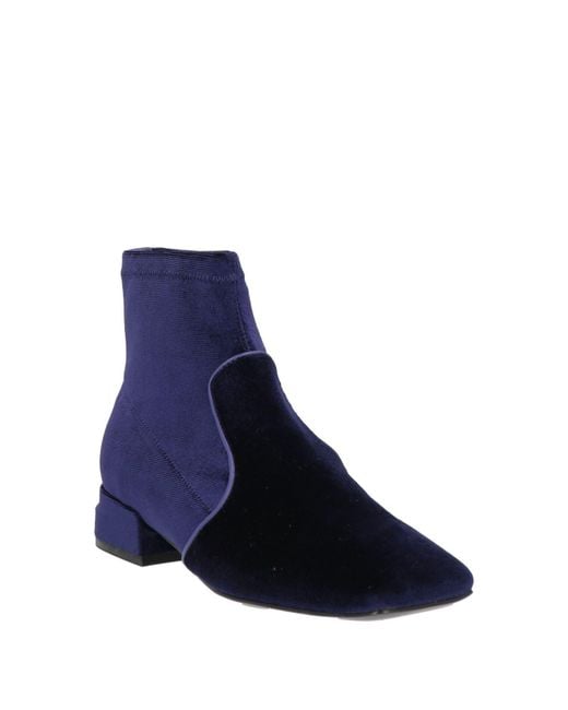 Jeannot Blue Ankle Boots