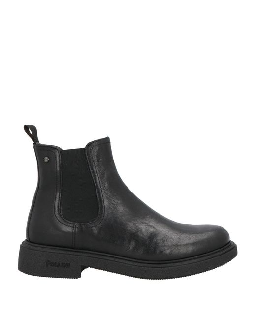 Pollini Black Ankle Boots for men
