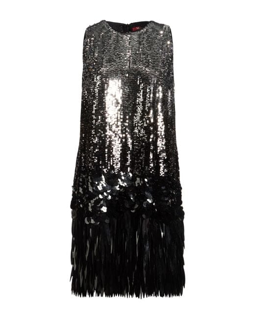 Max Mara Black Mini Dress Polyester