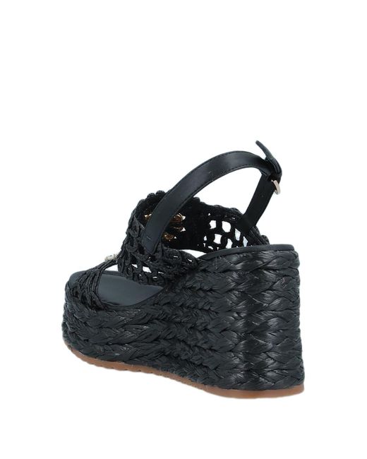 Emanuélle Vee Black Espadrilles