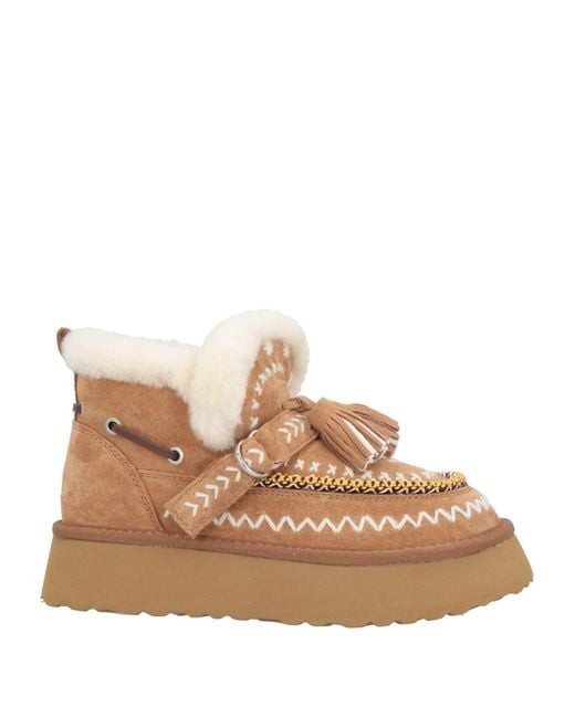 Nan-Ku Couture Brown Ankle Boots