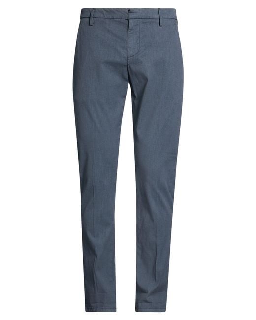 Dondup Blue Slate Pants Lyocell, Cotton, Elastane for men