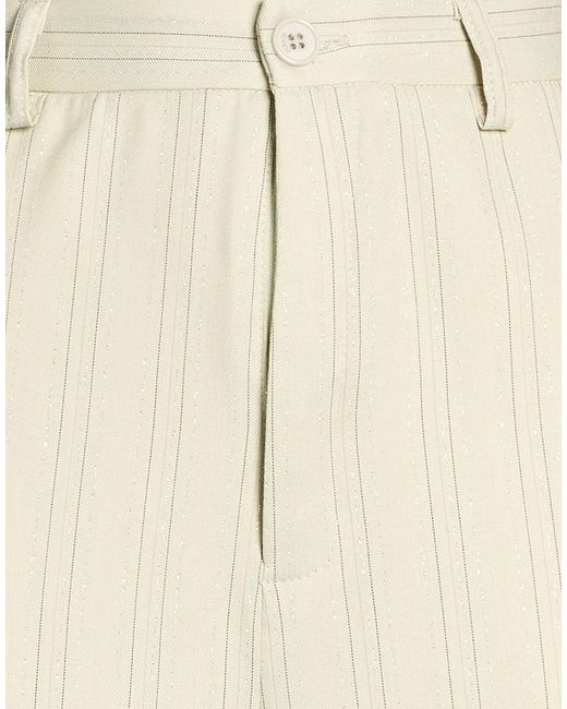 Please Natural Pants Polyester, Viscose, Elastane, Metal Fiber