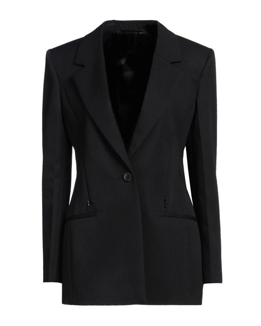 Givenchy Black Blazer Wool, Mohair Wool