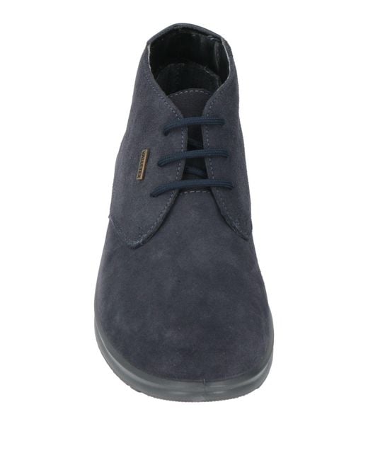 Valleverde Blue Ankle Boots Leather