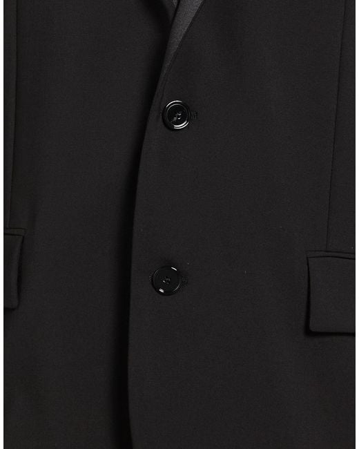 Dondup Black Blazer Virgin Wool, Elastane for men