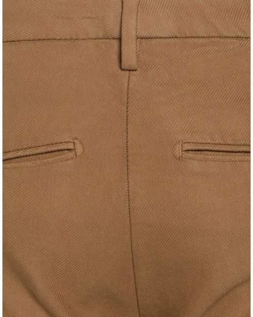 Dondup Natural Camel Pants Cotton, Elastane for men