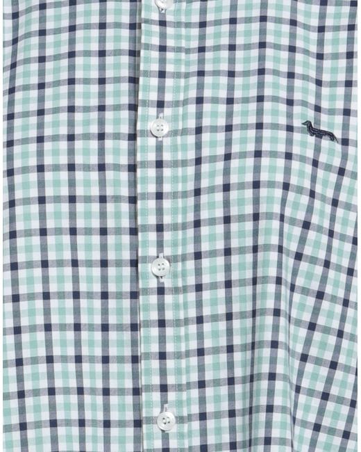 Harmont & Blaine Blue Shirt Cotton, Polyester for men