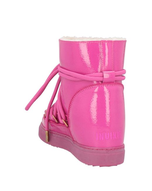 Inuikii Pink Ankle Boots