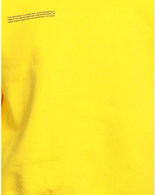 PANGAIA Yellow Sweatshirt for men
