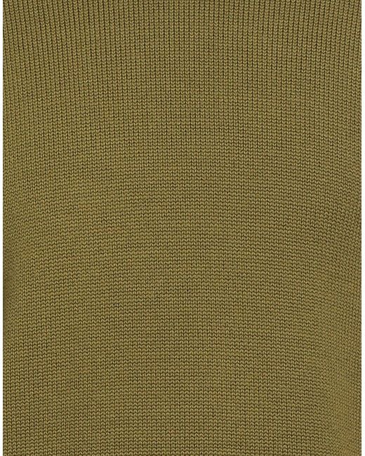 Alpha Studio Green Turtleneck Merino Wool for men