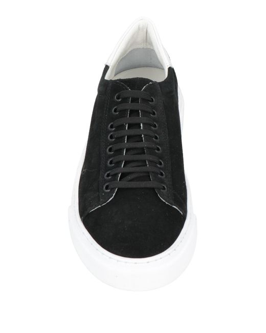 Grey Daniele Alessandrini Black Sneakers for men