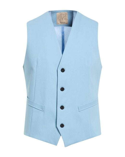 Barbati Blue Waistcoat for men